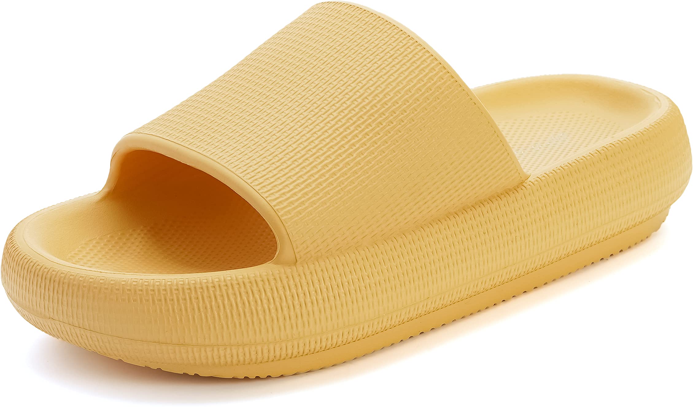 BRONAX Pillow Slippers for Women and Men | House Slides Shower Sandals | Cushioned Thick Sole